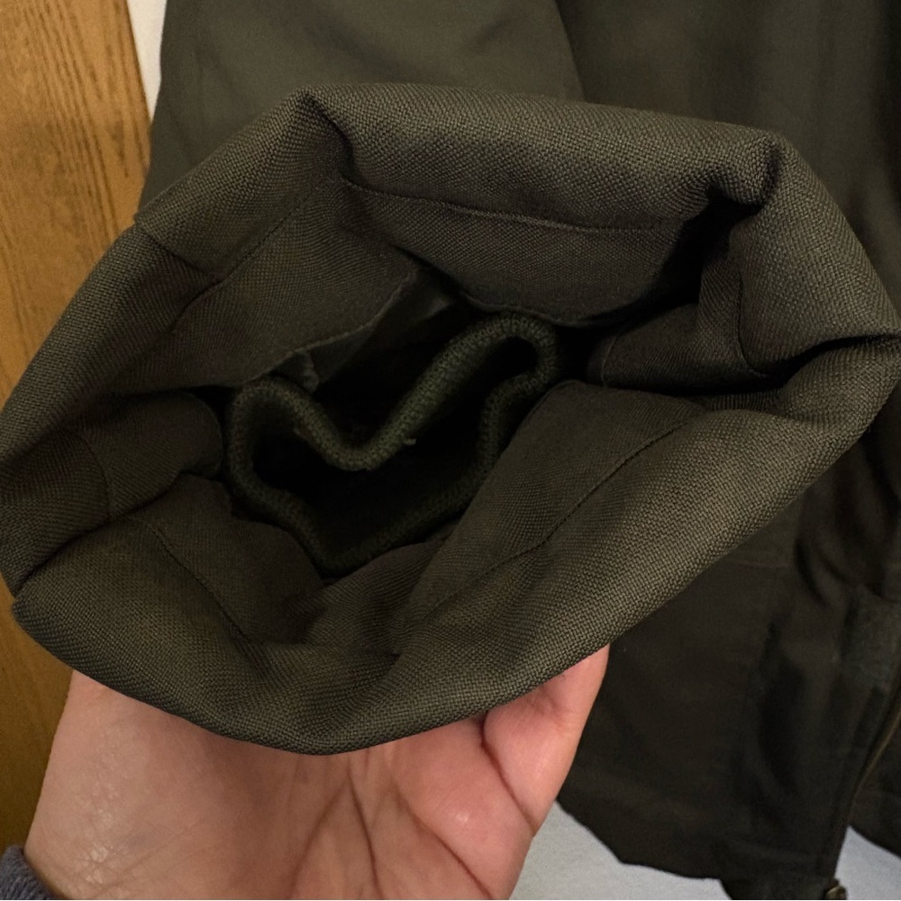 Vintage Military Utility Jacket Men's XL Olive Green Quilted Waterproof Workwear - Picture 6 of 10